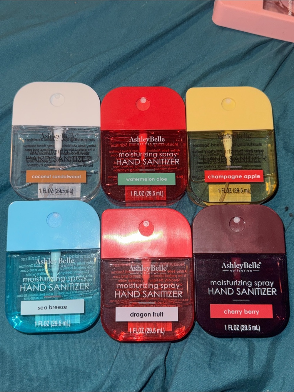 Ashley Belle Moisturizing Spray Hand Sanitizer -  (1 fl oz) 6pcs